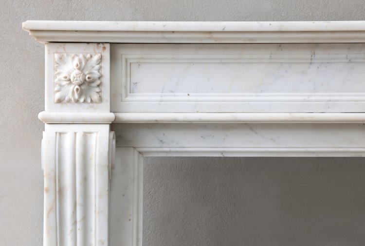 Louis XVI carrara mantle surround