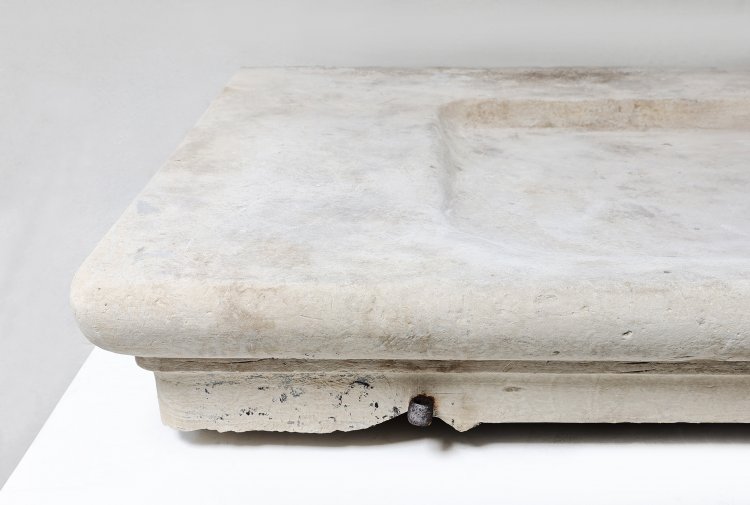 antique sink french limestone