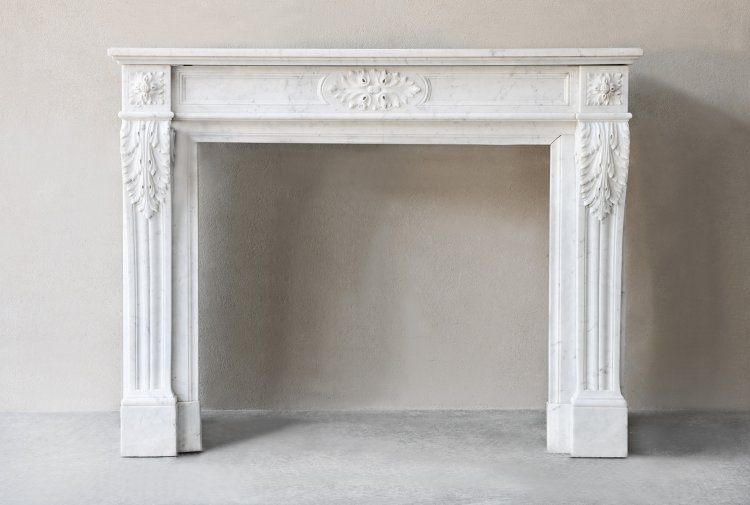 antique marble fireplace