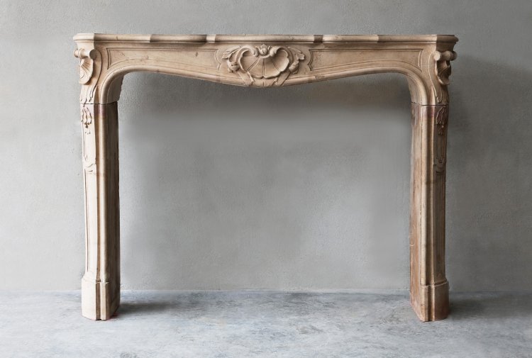 antique fireplace