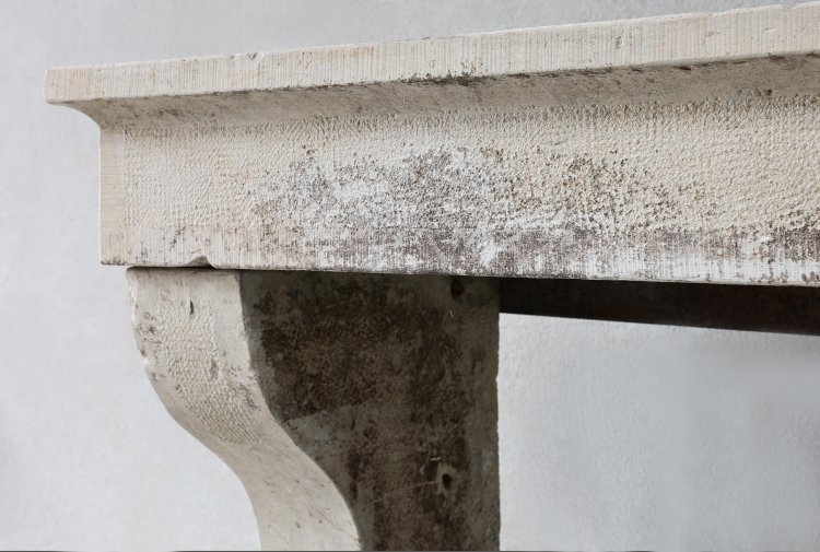 old mantle of french limestone