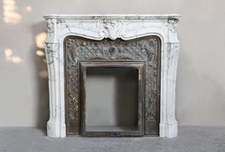 arabescator marble fireplace