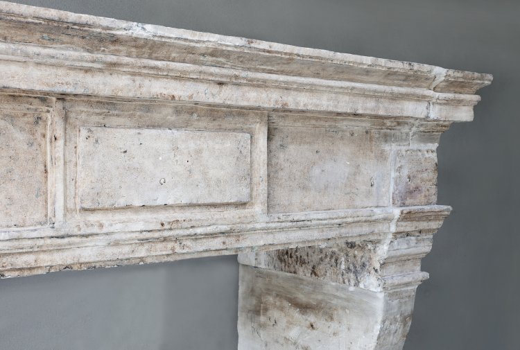 old mantle of french limestone