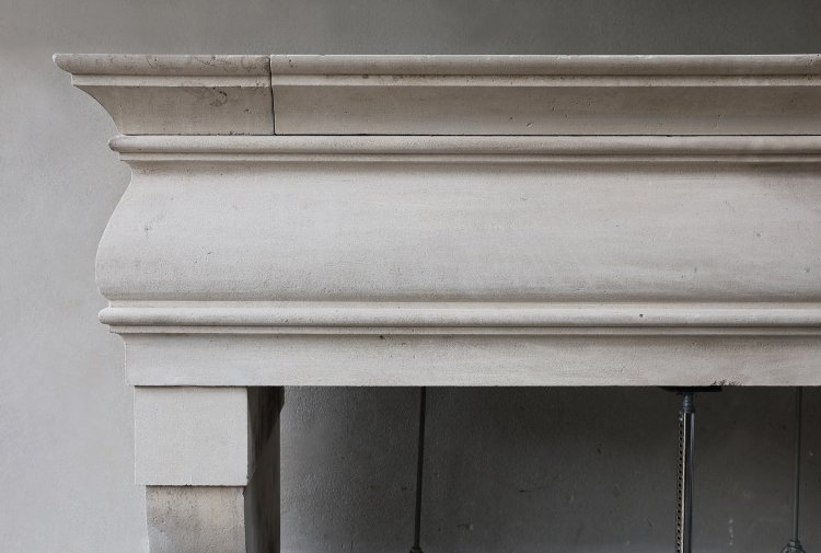 mantle of french limestone