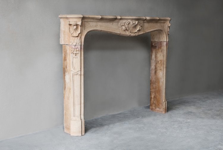 Louis XV style fireplace 