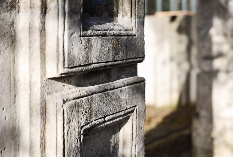 antique stone pillars