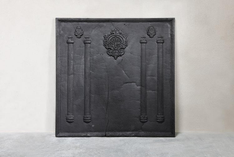 antique fire plate