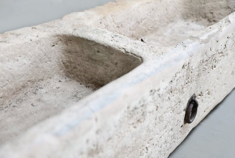 reclaimed trough of french limestone