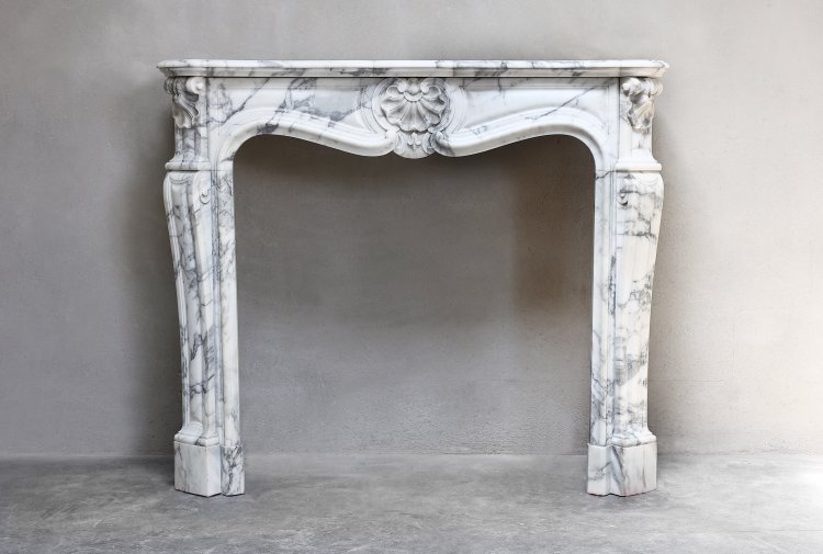 antique marble fireplace