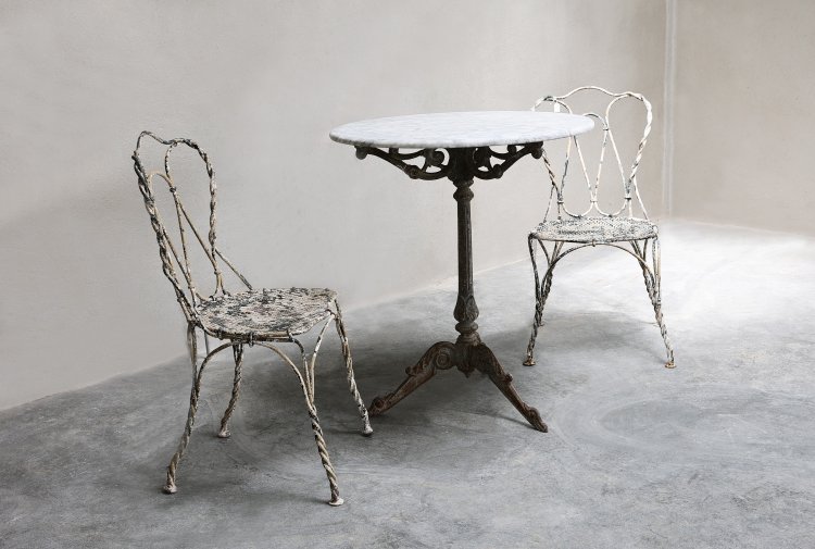 19th century bistro set