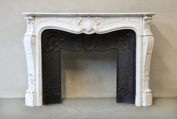 antique marble fireplace