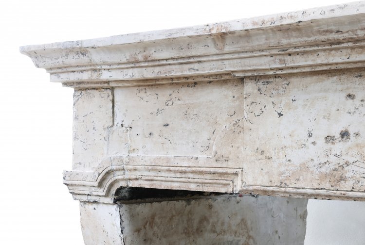 old mantle of french limestone