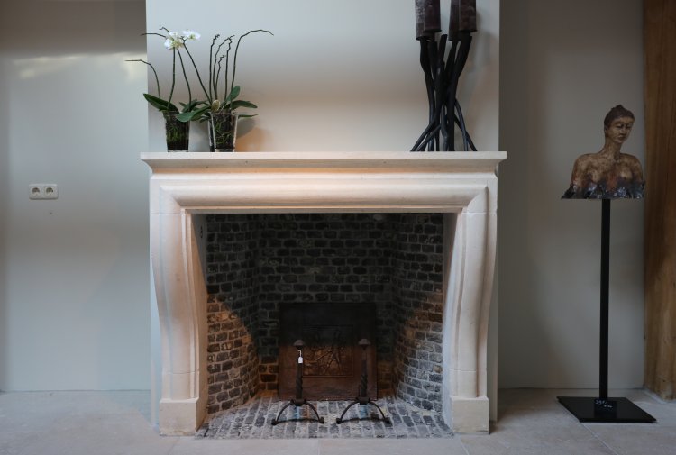 handmade fireplace