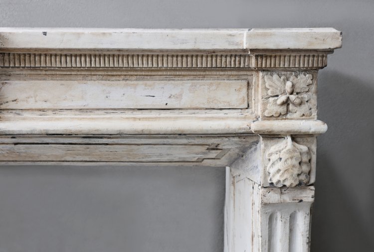 old mantle of french limestone