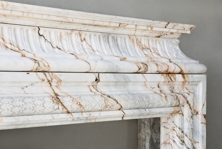 antique marble fireplace surround