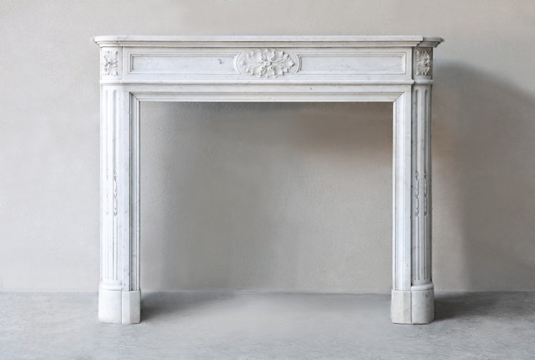 antique marble fireplace