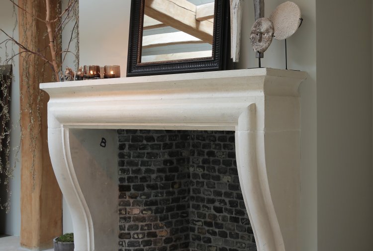 handmade fireplace