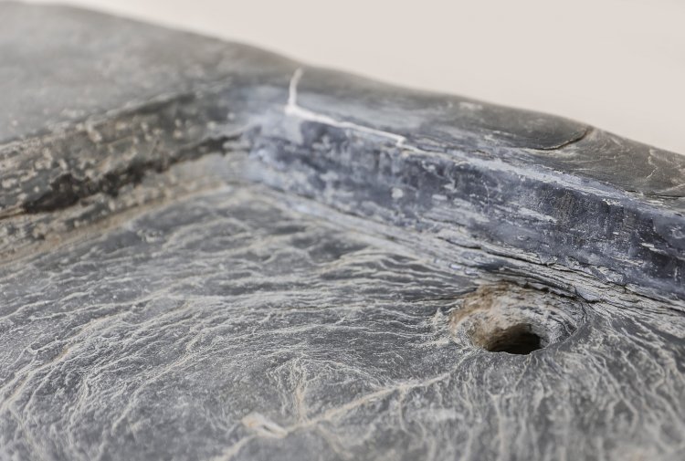 antique sink of slate