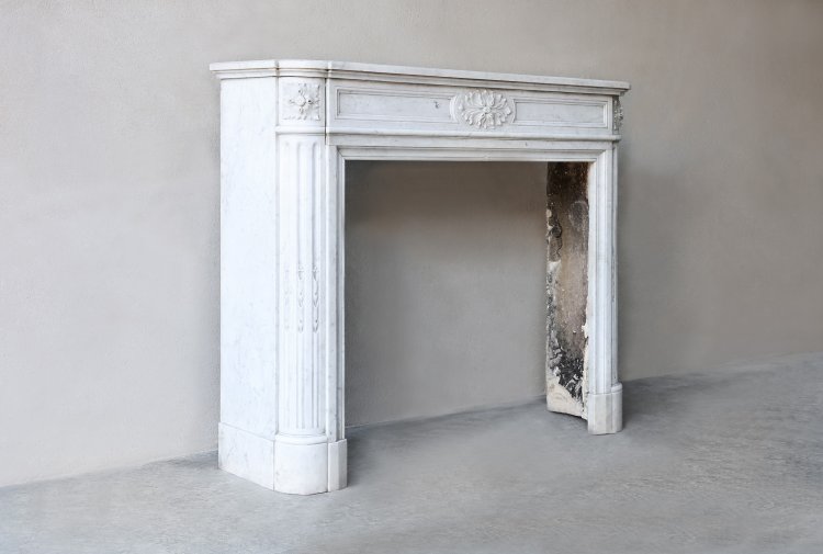 french mantle of marble