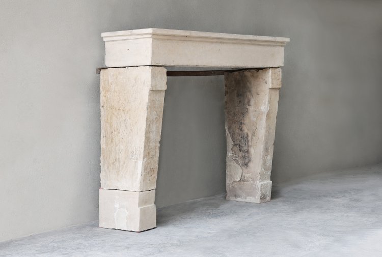 old mantle of french limestone