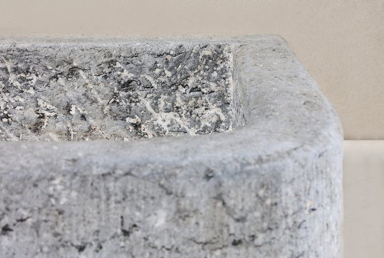 reclaimed sink of belgian bluestone