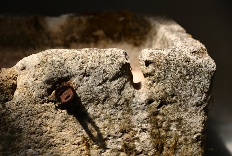 old trough of french limestone