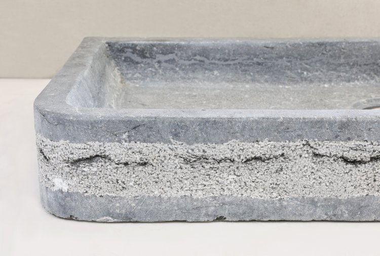 old sink of belgian bluestone