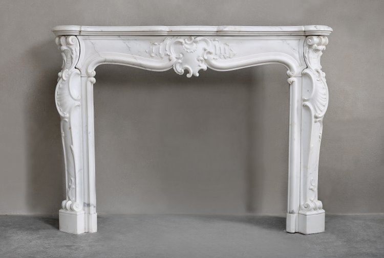 antique marble fireplace