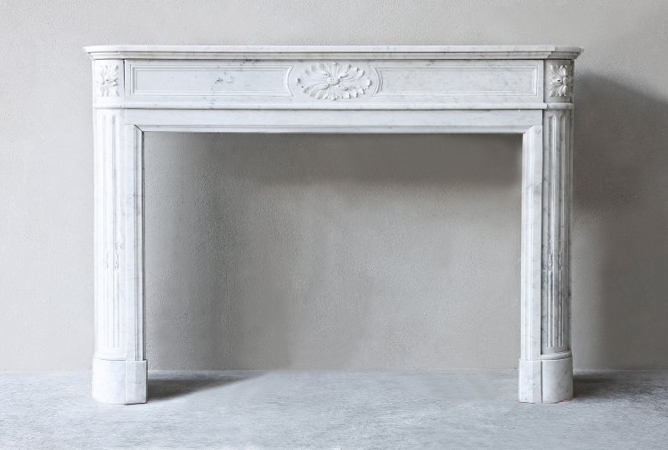 antique marble fireplace