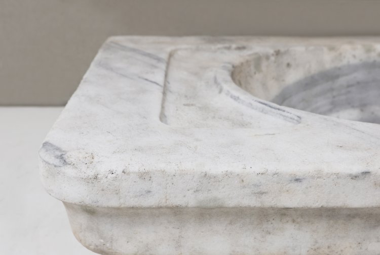 old sink of french marble