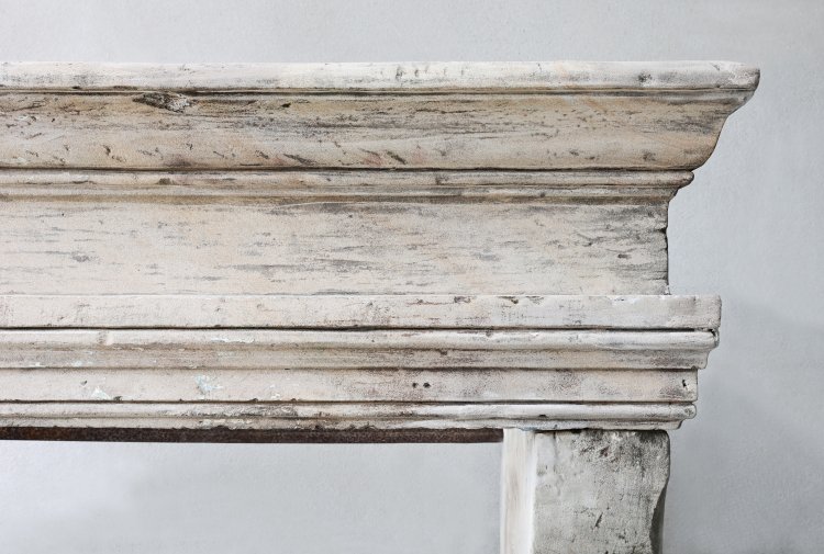 old mantle of french limestone