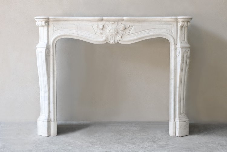 antique marble fireplace