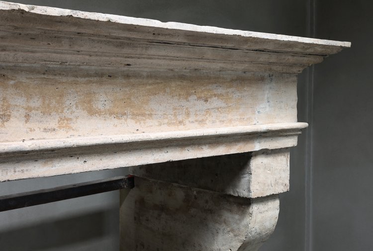 reclaimed mantle of french limestone