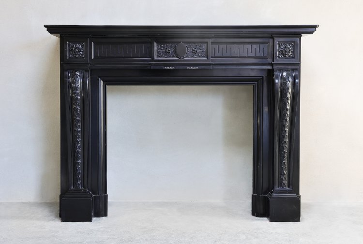 antique marble mantle